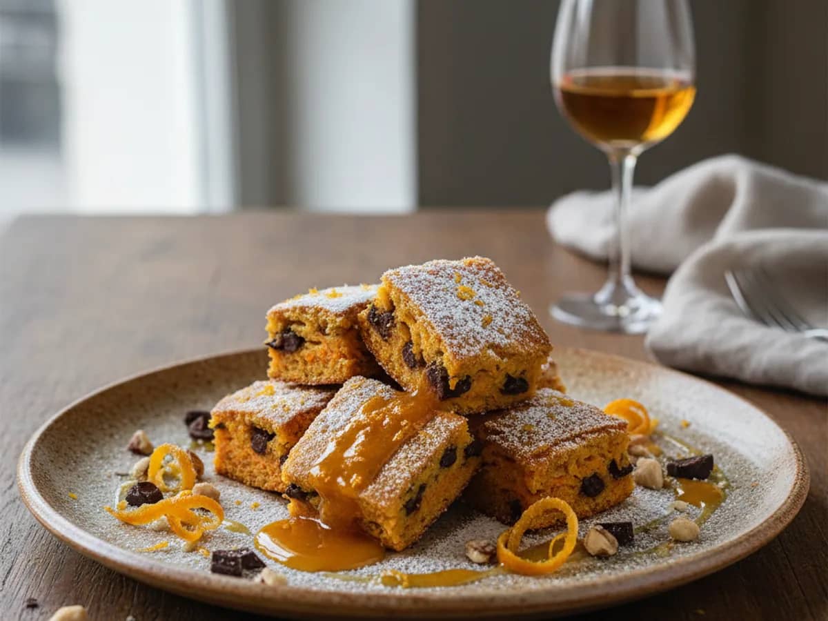 Quadretti Arancia e Carote - Ricetta del giorno